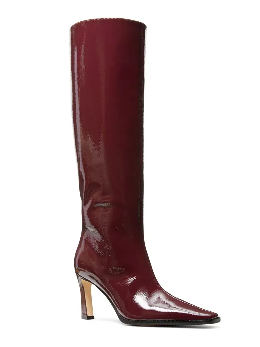 Женские сапоги на каблуке Darrah Michael Kors, Oxblood Leather — изображение 1 из 3