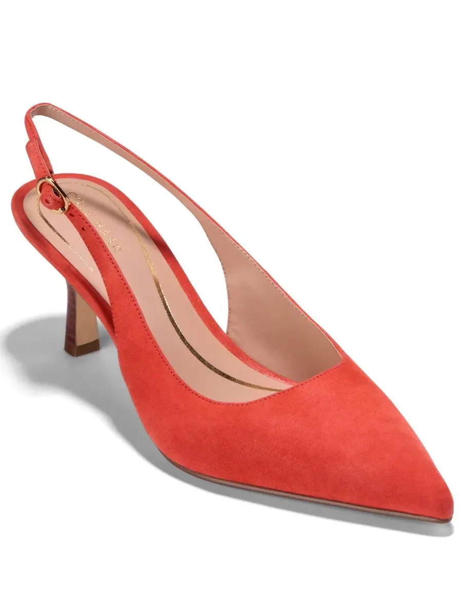 Туфли-лодочки с ремешком Hansell Slingback Cole Haan, Summer Fig Suede