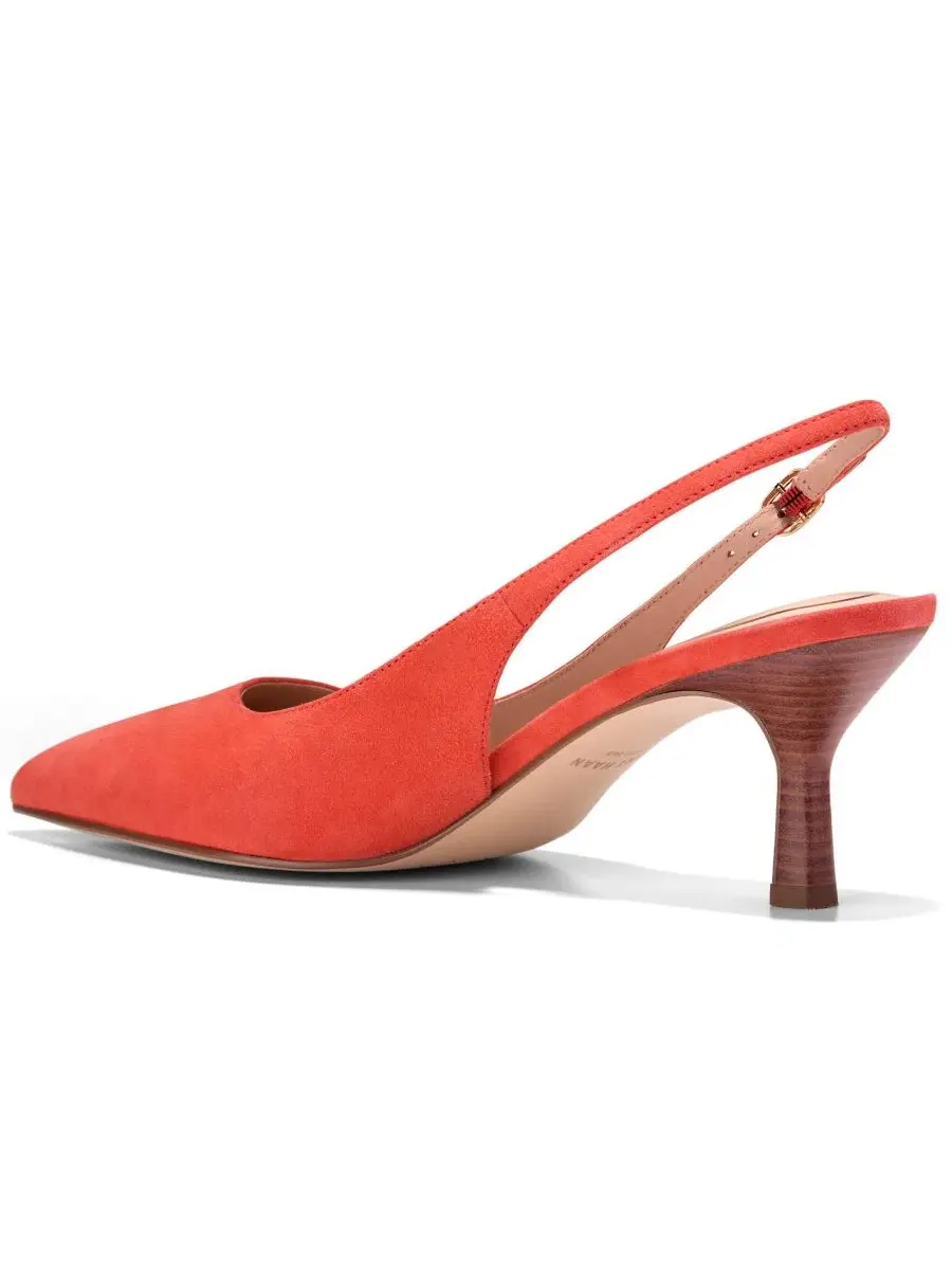 Туфли-лодочки с ремешком Hansell Slingback Cole Haan, Summer Fig Suede — изображение 3 из 5