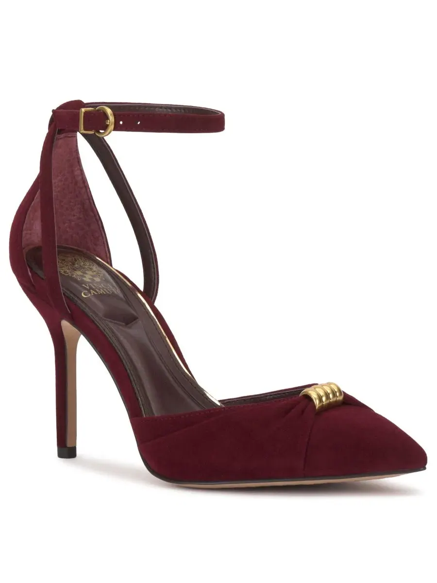 Туфли-лодочки Mallie с острым носком Vince Camuto, Pomegranate Suede