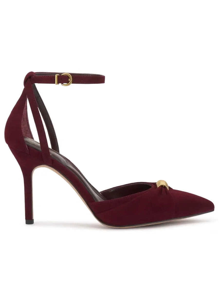 Туфли-лодочки Mallie с острым носком Vince Camuto, Pomegranate Suede — изображение 2 из 5