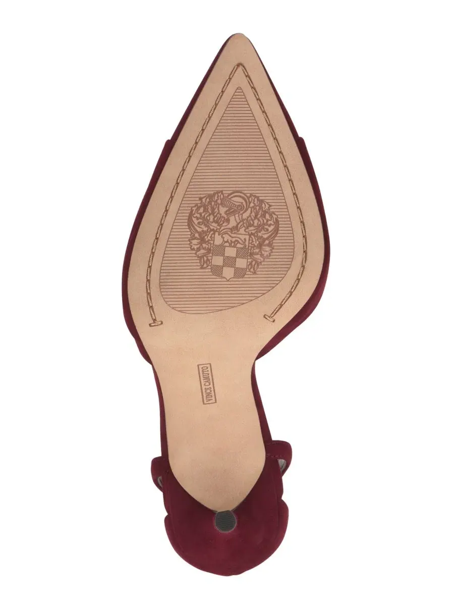 Туфли-лодочки Mallie с острым носком Vince Camuto, Pomegranate Suede — изображение 5 из 5