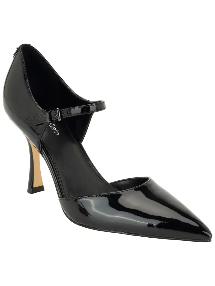Туфли-лодочки Calvin Klein Brynia Mary Jane Stiletto Pumps, Nero Patent — изображение 1 из 5