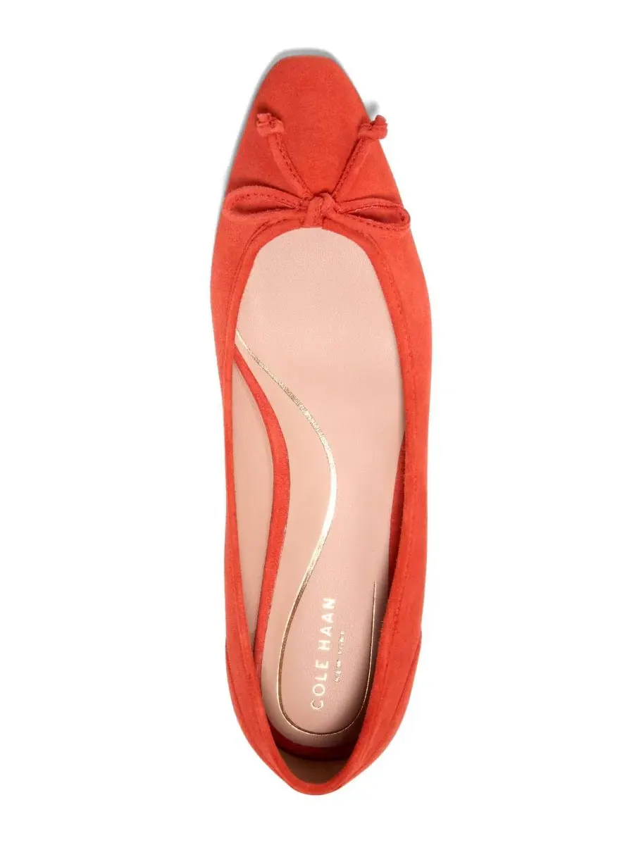 Балетки Paget с бантом Cole Haan, Summer Fig Suede — изображение 4 из 5