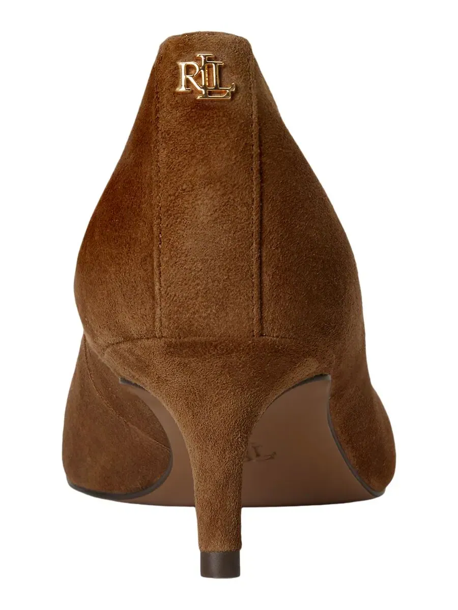 Туфли-лодочки Adrienne на каблуке 5 см Lauren Ralph Lauren, Light Tobacco — изображение 3 из 4