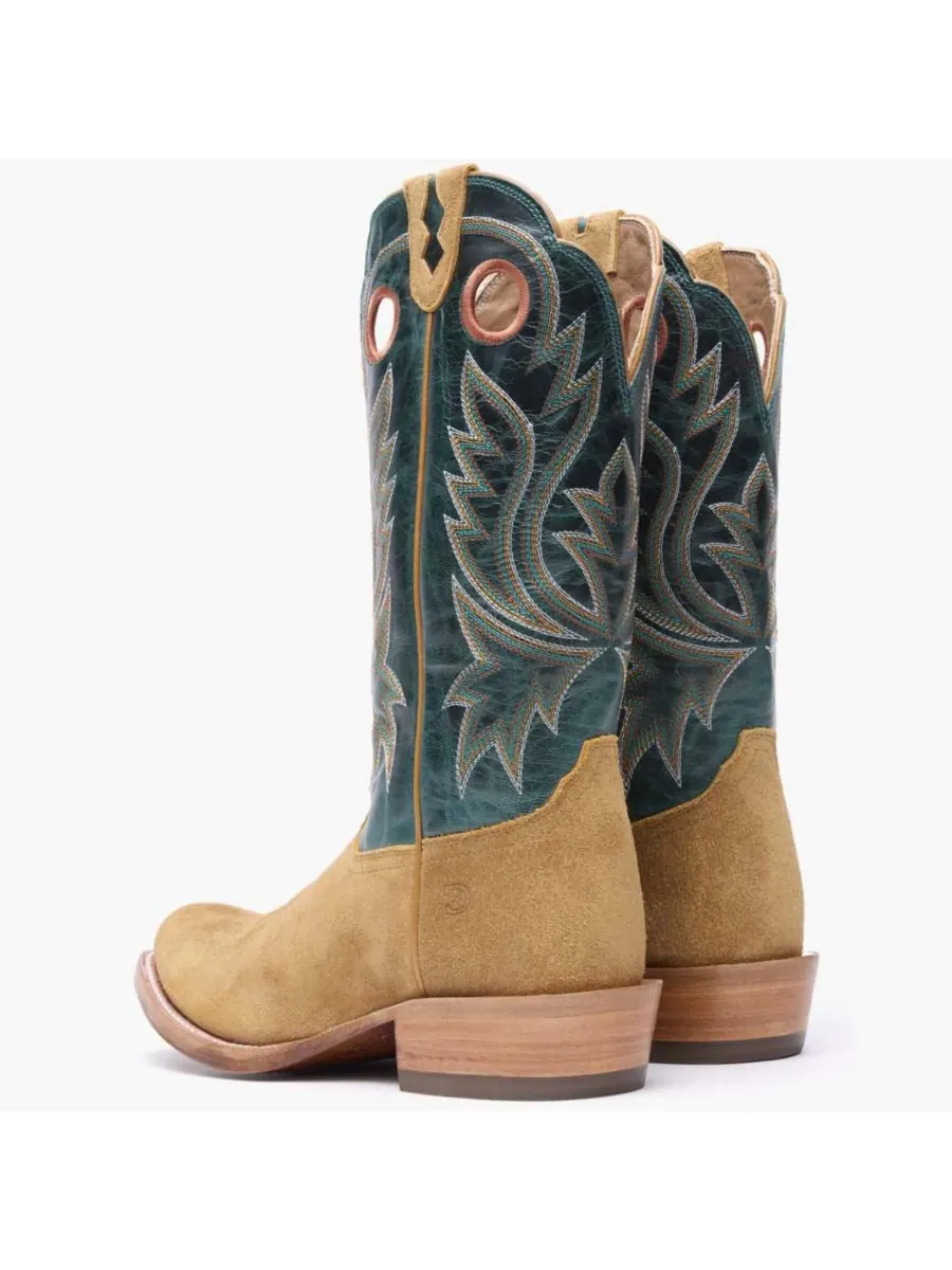 Мужские ковбойские сапоги PRCA Collection Roughout Durango, Goldenrod and deep teal — изображение 4 из 7