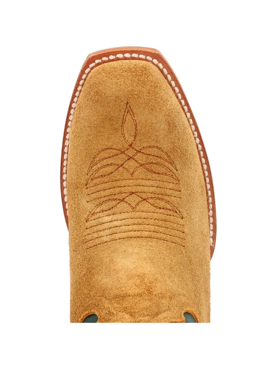 Мужские ковбойские сапоги PRCA Collection Roughout Durango, Goldenrod and deep teal — изображение 6 из 7