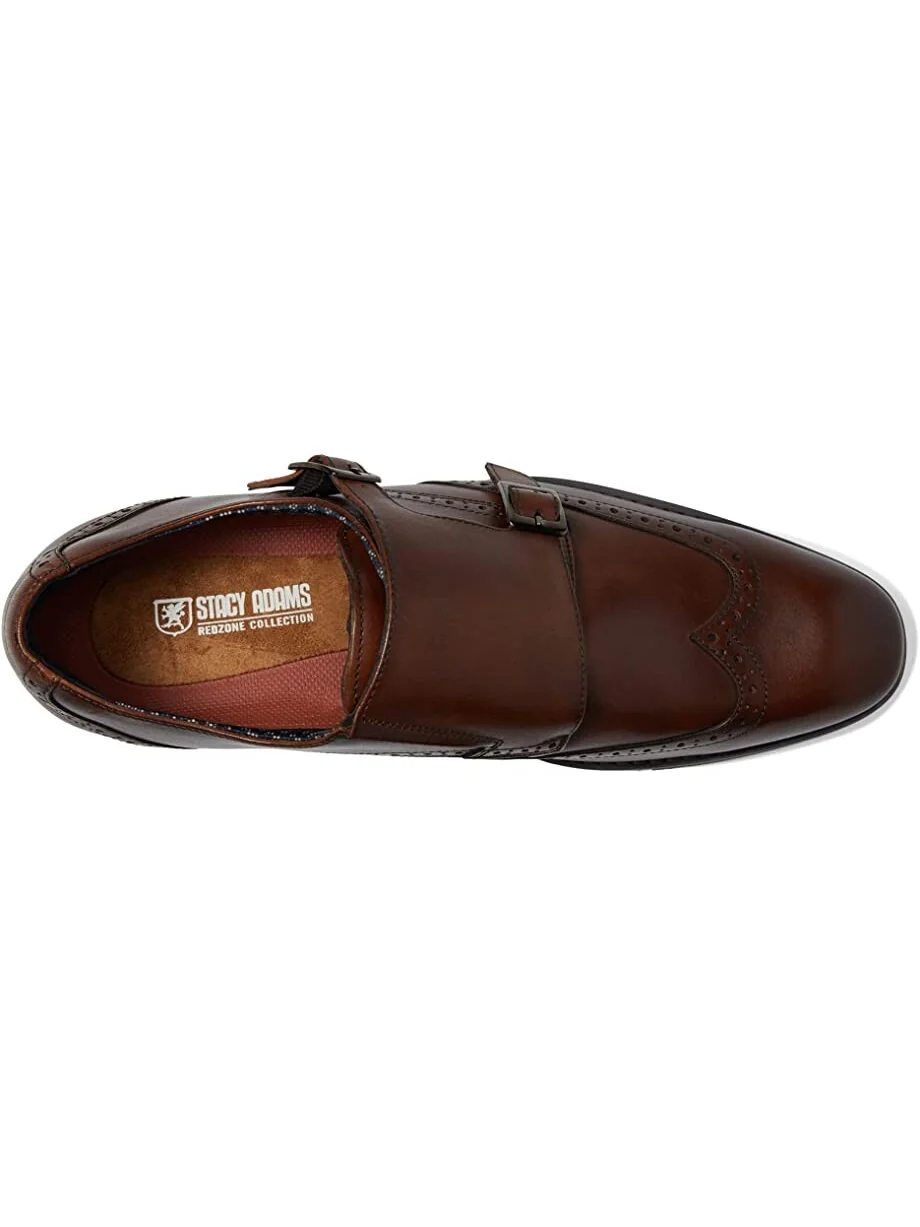 Оксфорды Karson Wing Tip Double Monk Strap Stacy Adams — 3