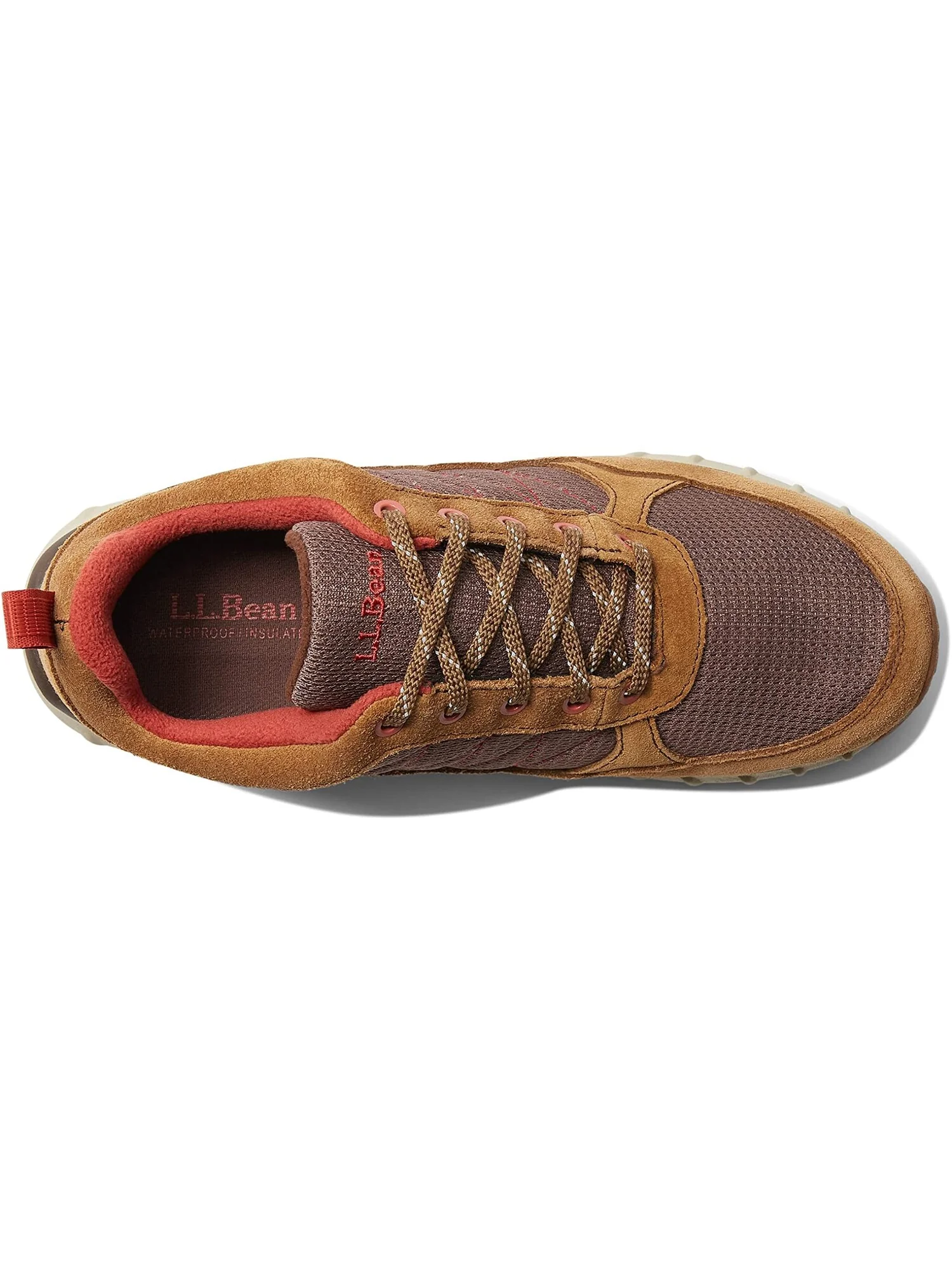 Ботинки Snow Sneaker 5 Low Waterproof Insulated Lace-Up L.L.Bean — коричневый