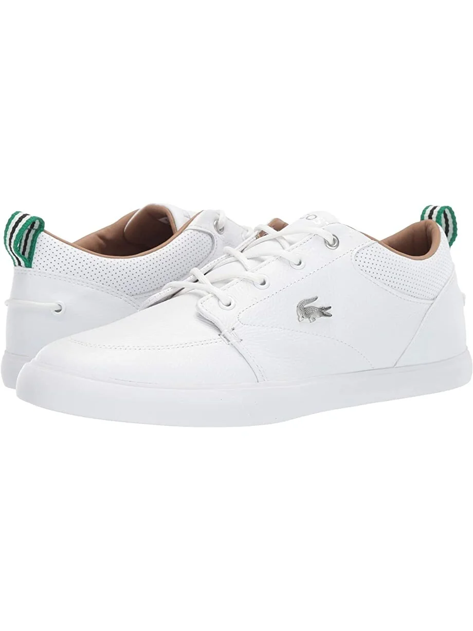 Кроссовки мужские Lacoste Bayliss Leather Perforated Collar — зеленый