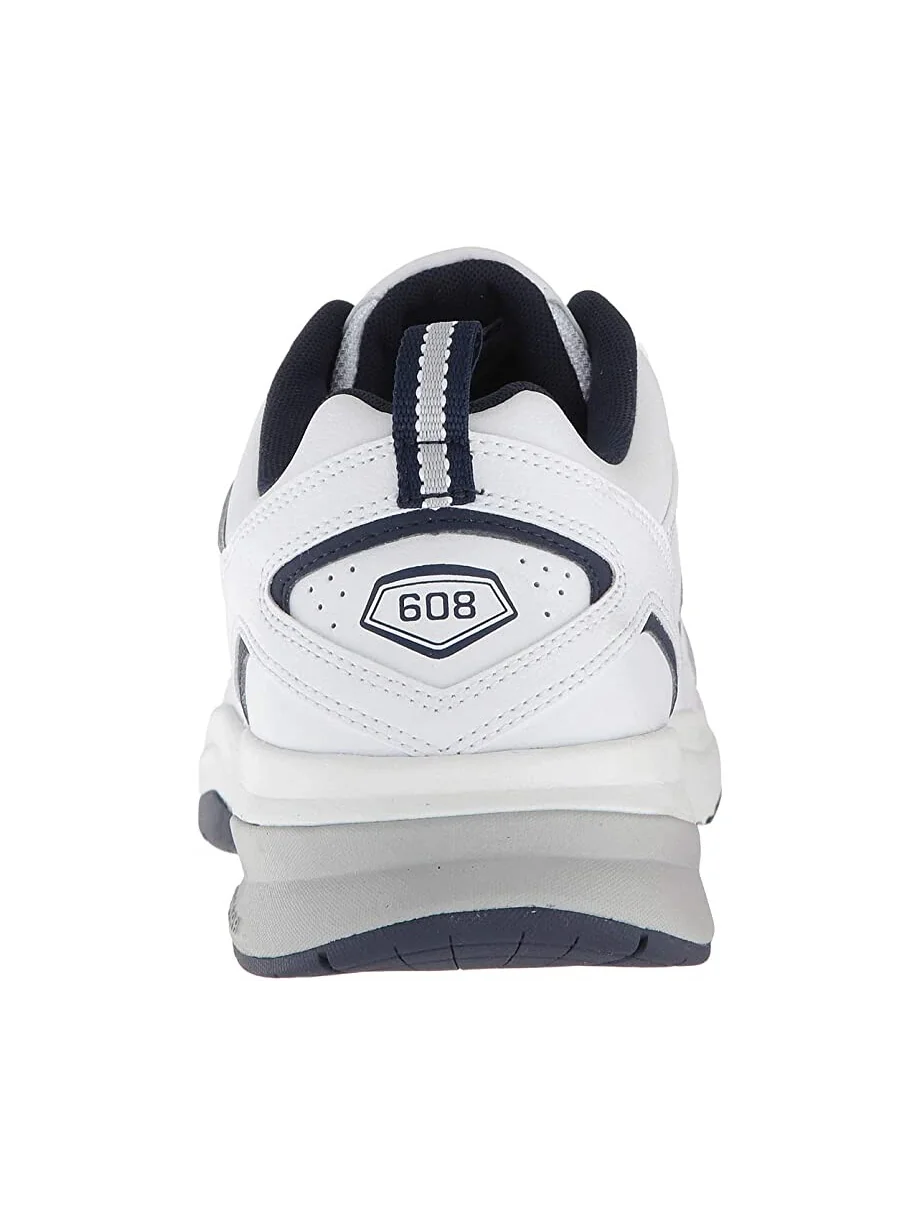 Кроссовки New Balance MX608v5: Белый цвет с темно-синими акцентами — 6