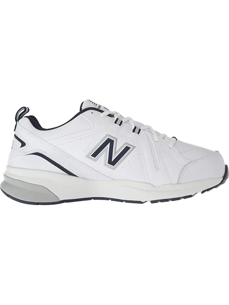 Кроссовки New Balance MX608v5: Белый цвет с темно-синими акцентами — 7