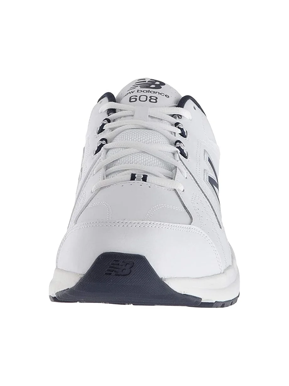 Кроссовки New Balance MX608v5: Белый цвет с темно-синими акцентами — 8