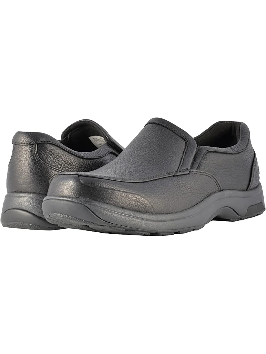 Лоферы Battery Park Slip-On Dunham, кожа — черный