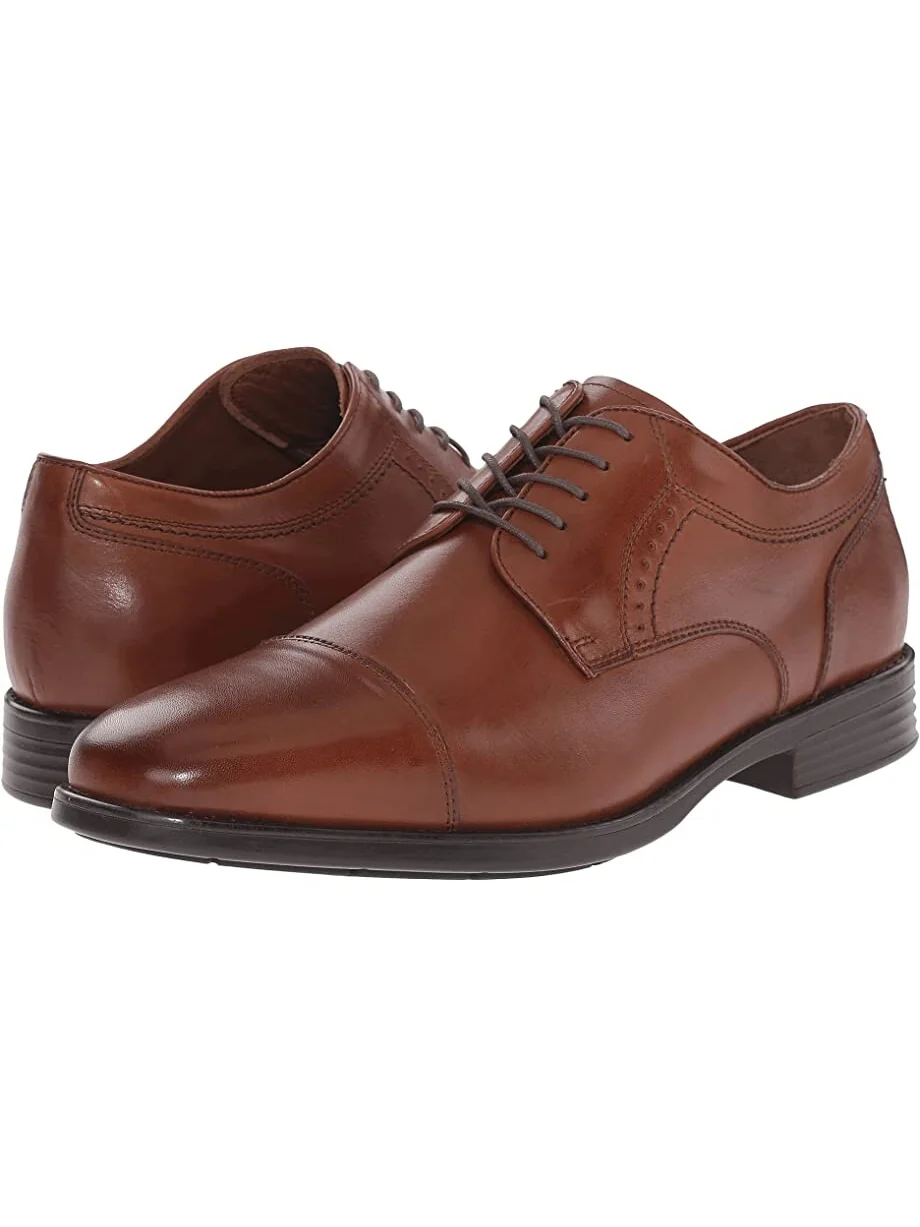 Оксфорды Waterproof XC4 Branning Cap Dress Cap Toe Oxford Johnston & Murphy — коричневый