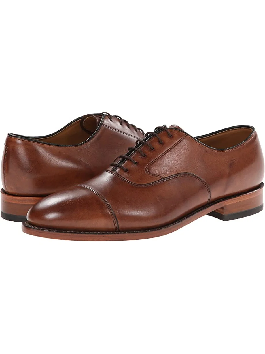Оксфорды Melton Classic Dress Cap Toe Oxford Johnston & Murphy — коричневый