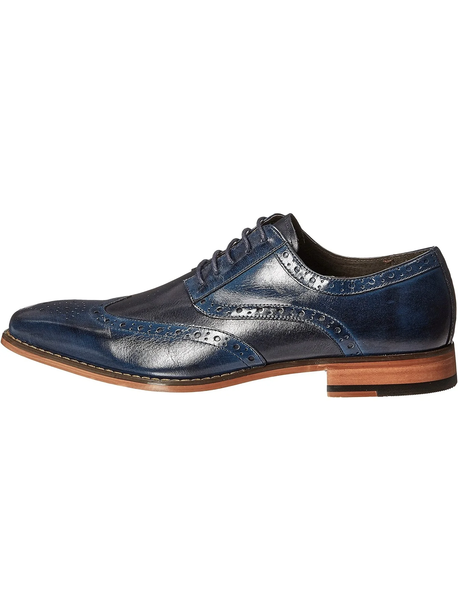 Оксфорды Stacy Adams Tinsley Wingtip — синий