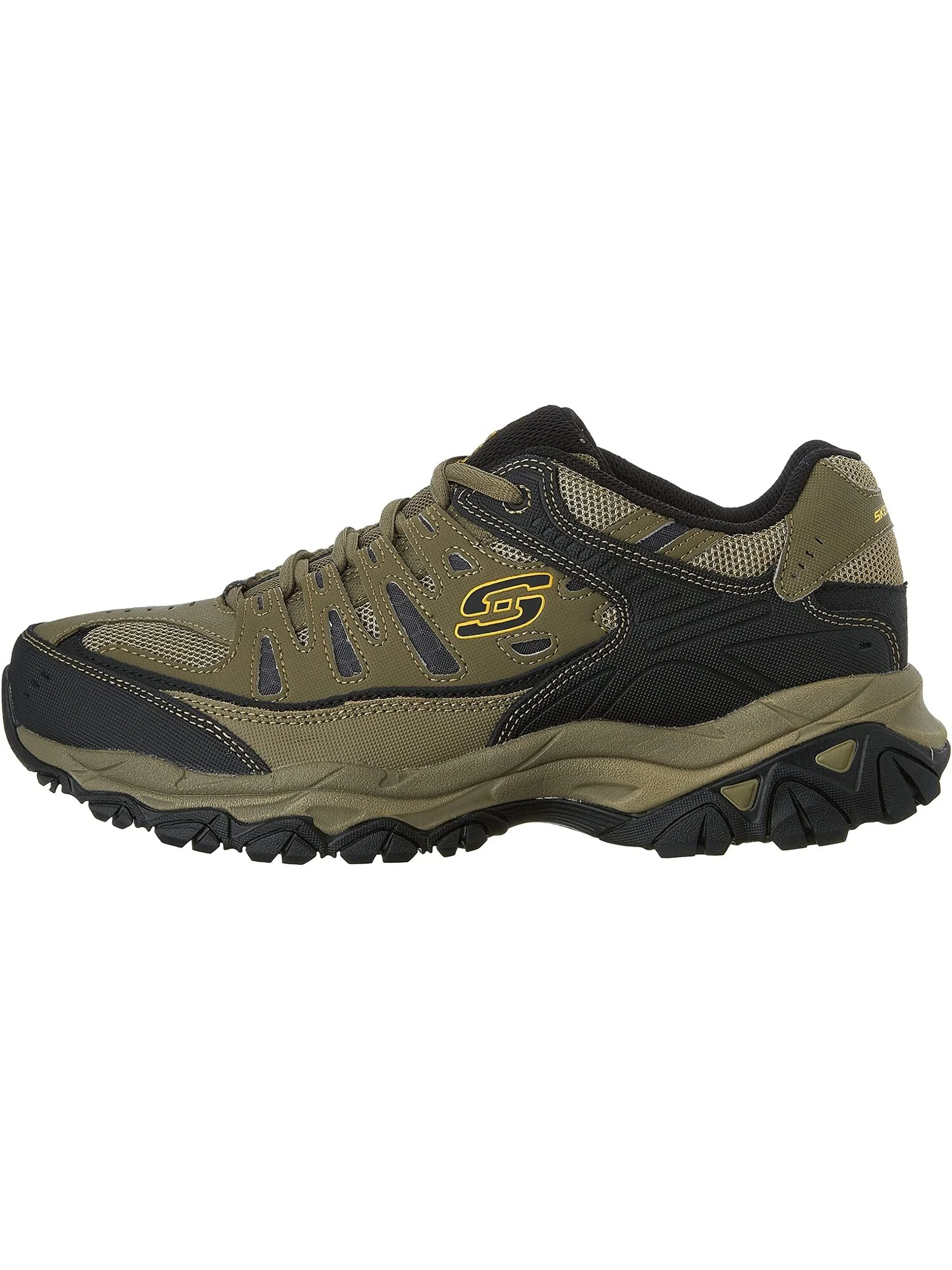 Кроссовки Afterburn M. Fit SKECHERS, галька — черный