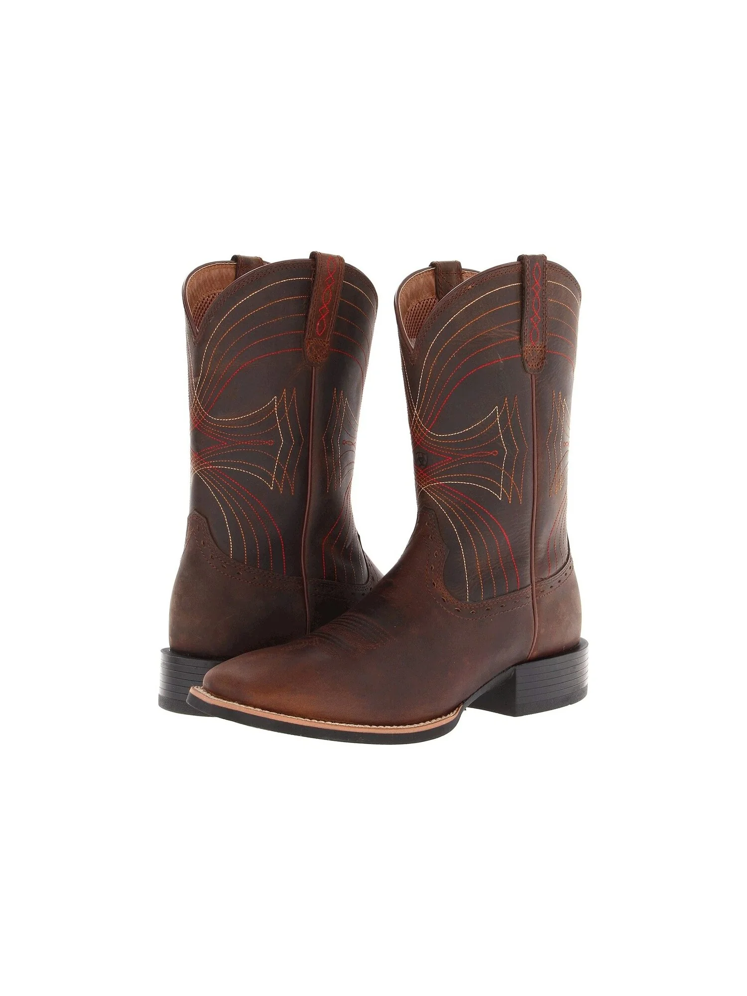 Коричневые ботинки Ariat Sport с квадратным носком — 3