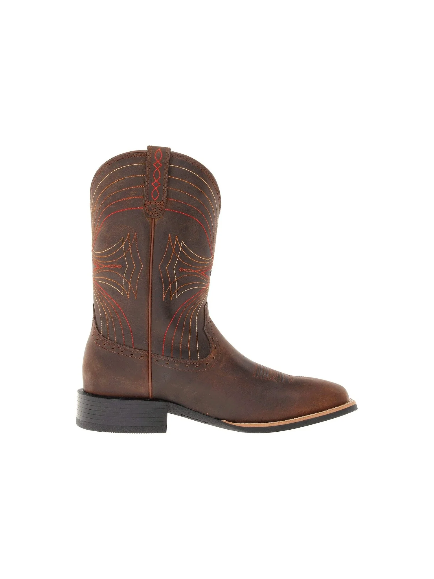 Коричневые ботинки Ariat Sport с квадратным носком — 8