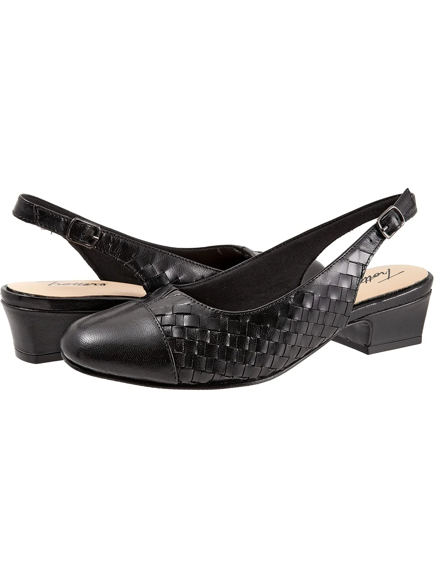 Туфли на каблуках Dea Woven Trotters, кожа — 3