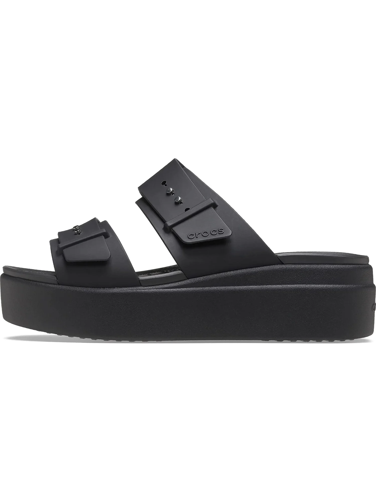 Туфли на каблуках Brooklyn Buckle Low Wedge Crocs — 6