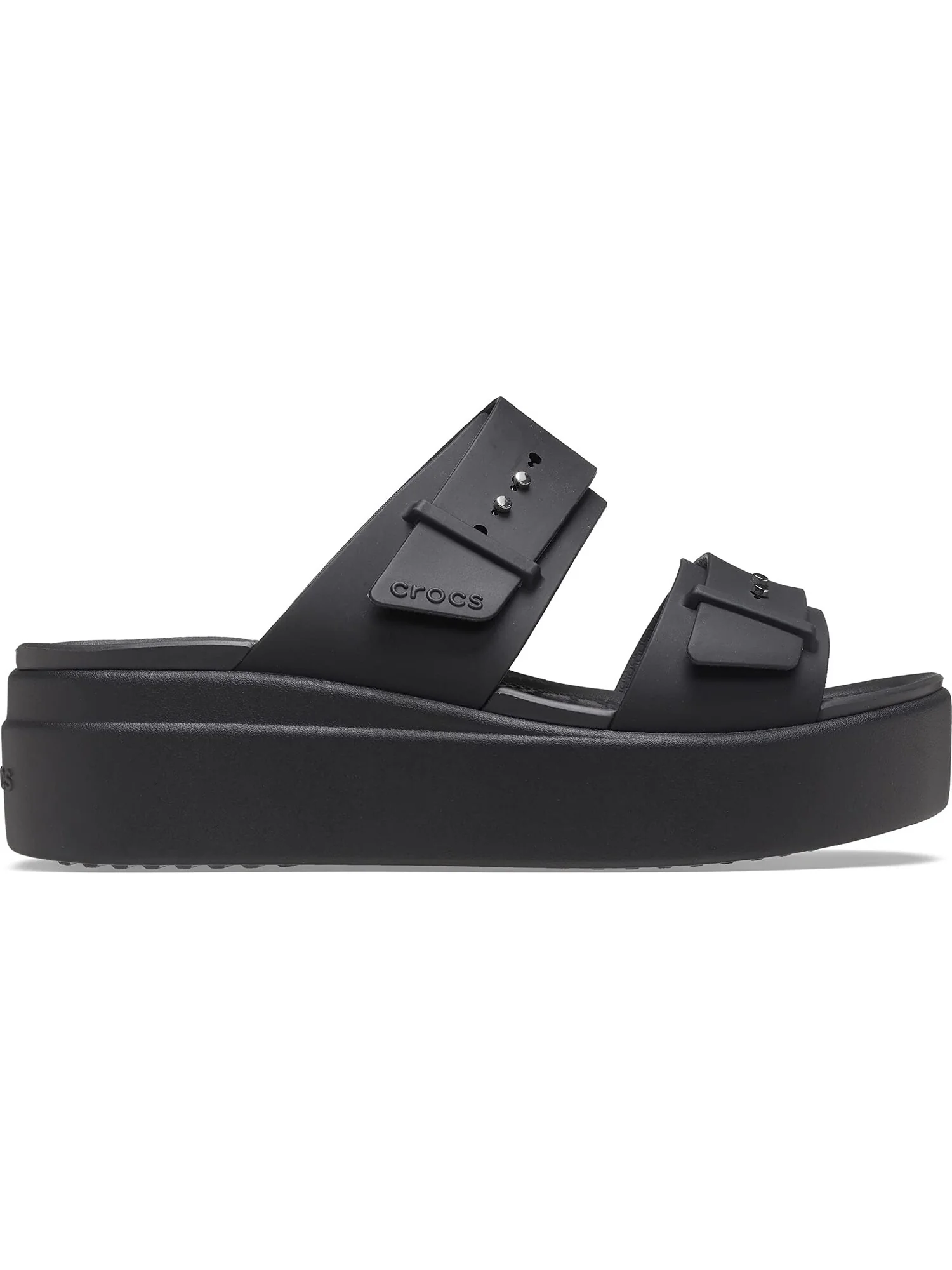Туфли на каблуках Brooklyn Buckle Low Wedge Crocs — 8