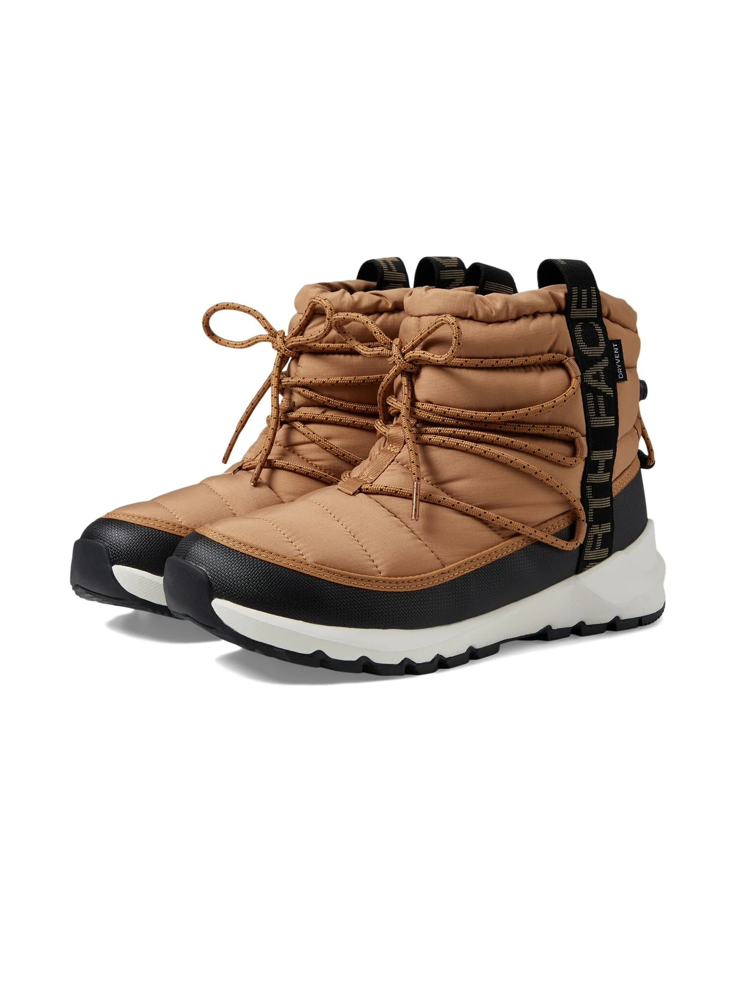 Женские ботинки The North Face ThermoBall водонепроницаемые стеганые на шнуровке — 3