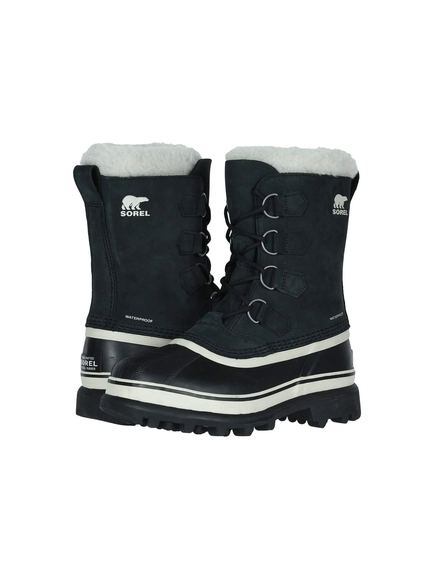 Сапоги SOREL Caribou женские зимние с мехом — черный