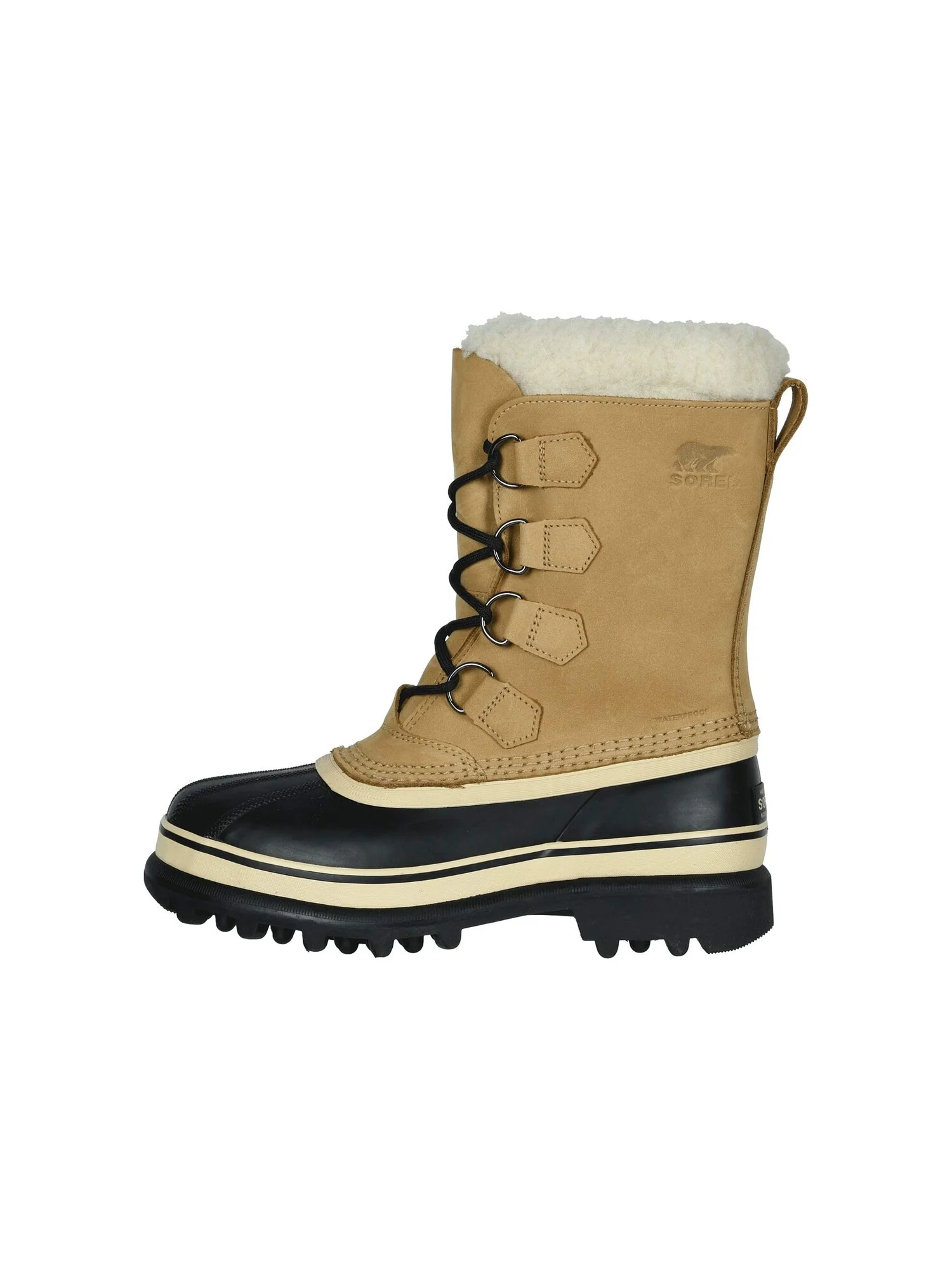 Сапоги SOREL Caribou женские с мехом — коричневый