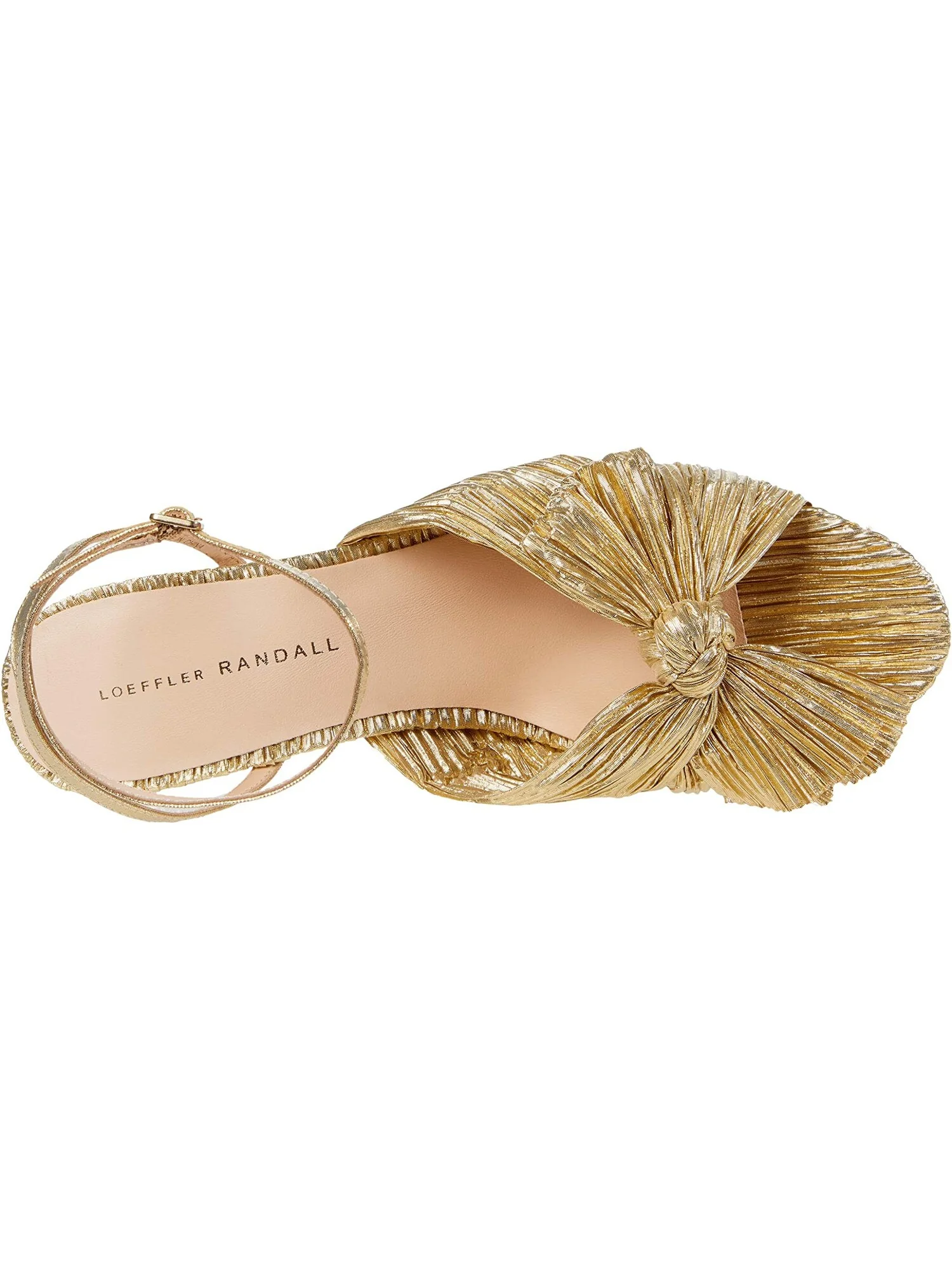 Туфли Loeffler Randall Dahlia Pleated Knot Mule with Ankle Strap — 2
