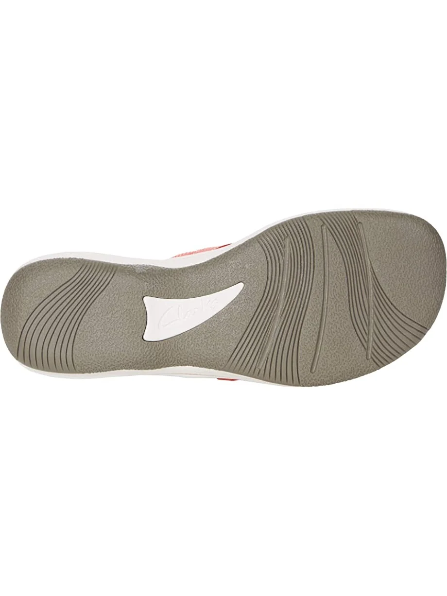 Сандалии Breeze Sea Clarks, яркий коралловый синтетический — 4