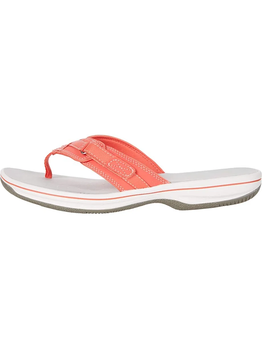 Сандалии Breeze Sea Clarks, яркий коралловый синтетический — 5