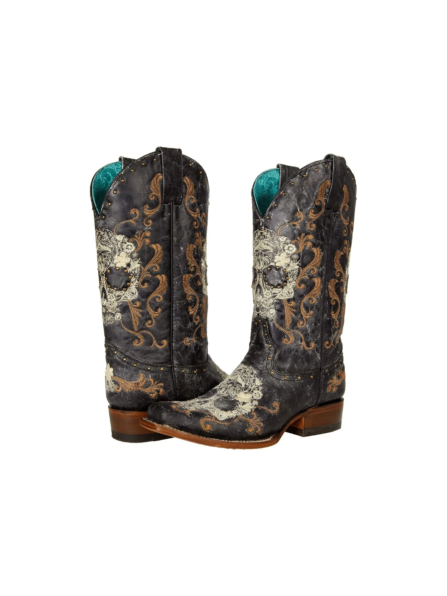 Ботинки женские Corral Boots Z5005 с вышивкой — 3
