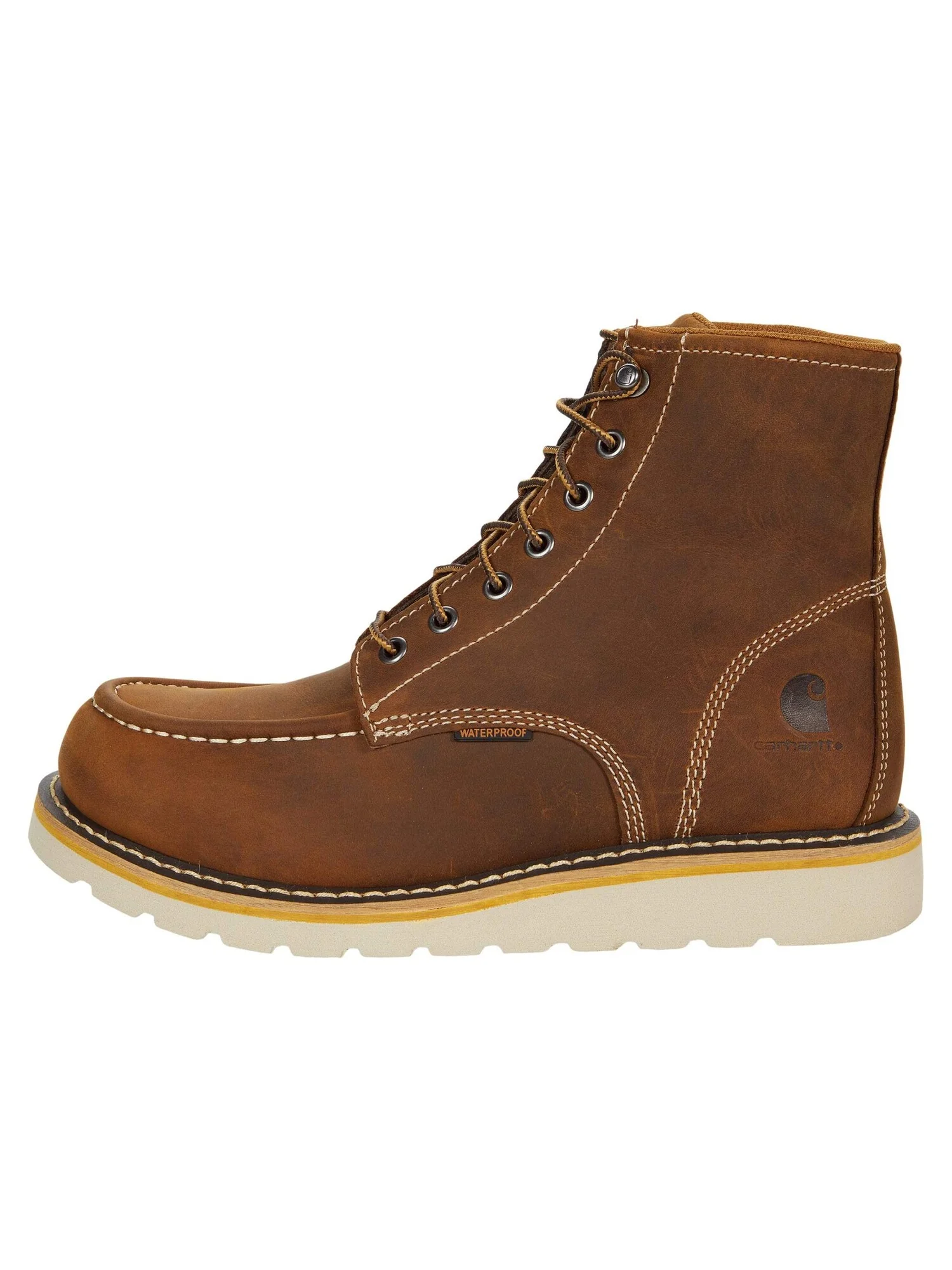 Ботинки Wedge 6" Waterproof Soft Toe Carhartt — коричневый