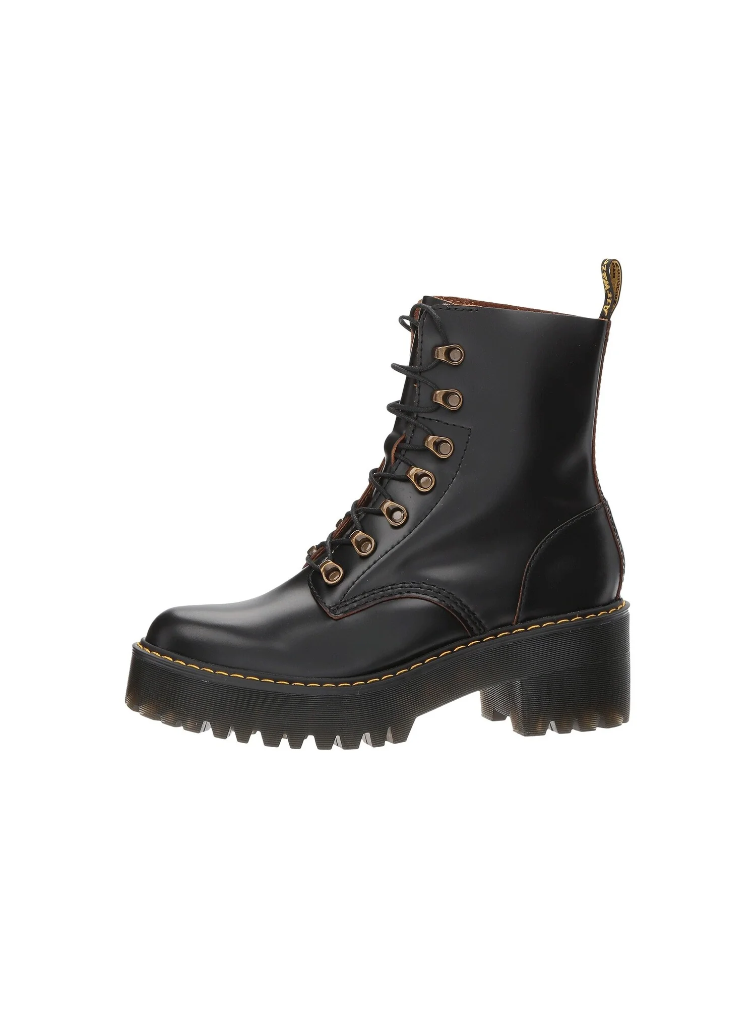 Ботинки Dr. Martens Leona 7 Hook — черный