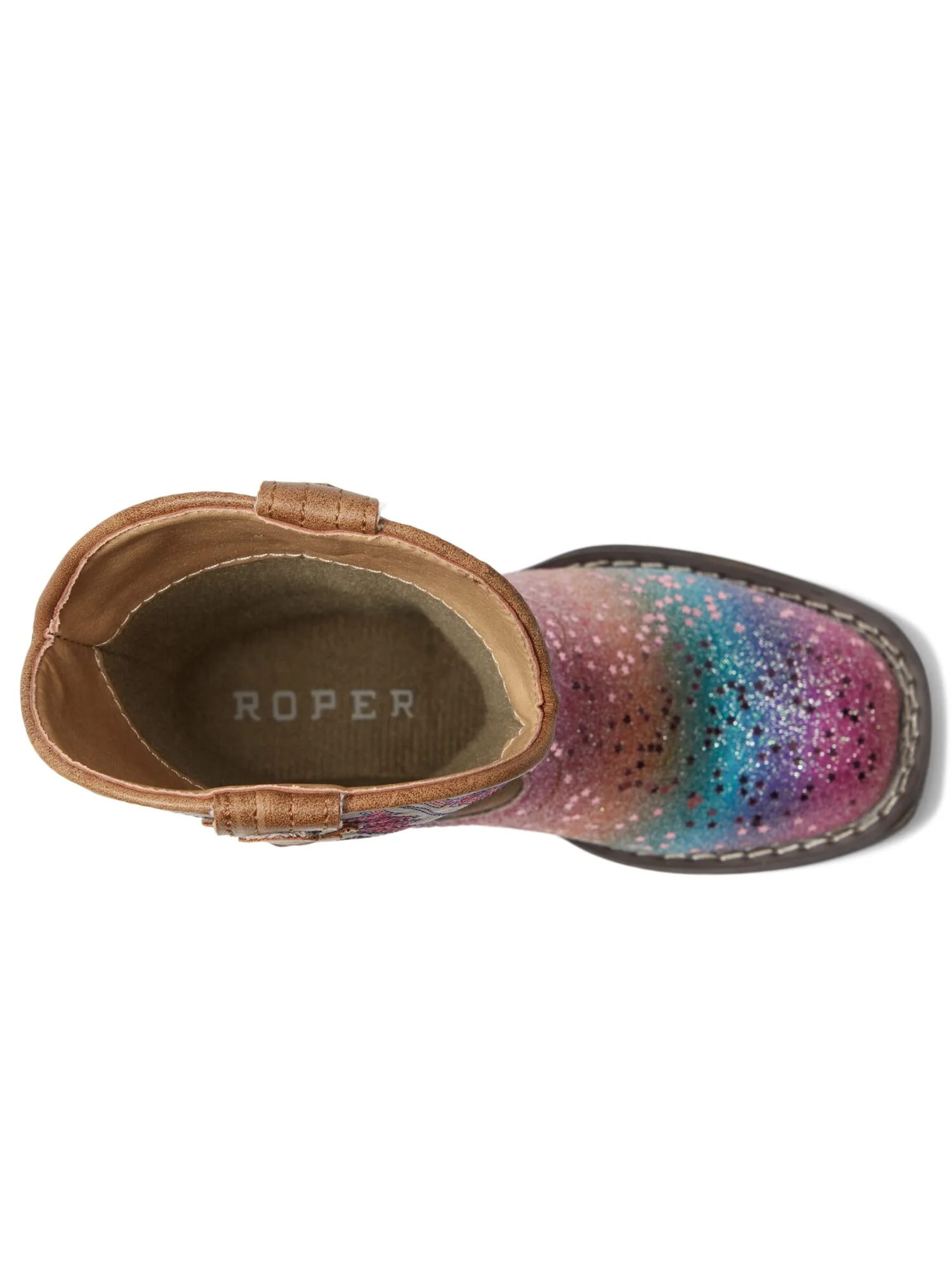 Ботинки Roper Kids Glitter Rainbow (Toddler/Little Kid) — 2