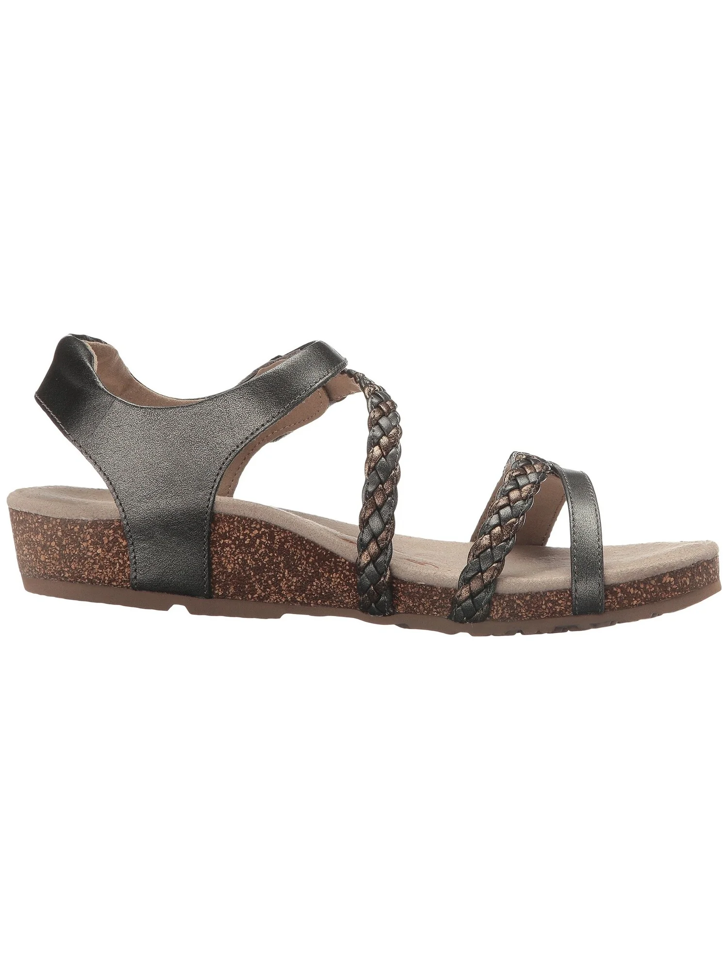 Сандалии Aetrex Jillian Quarter Strap — серый
