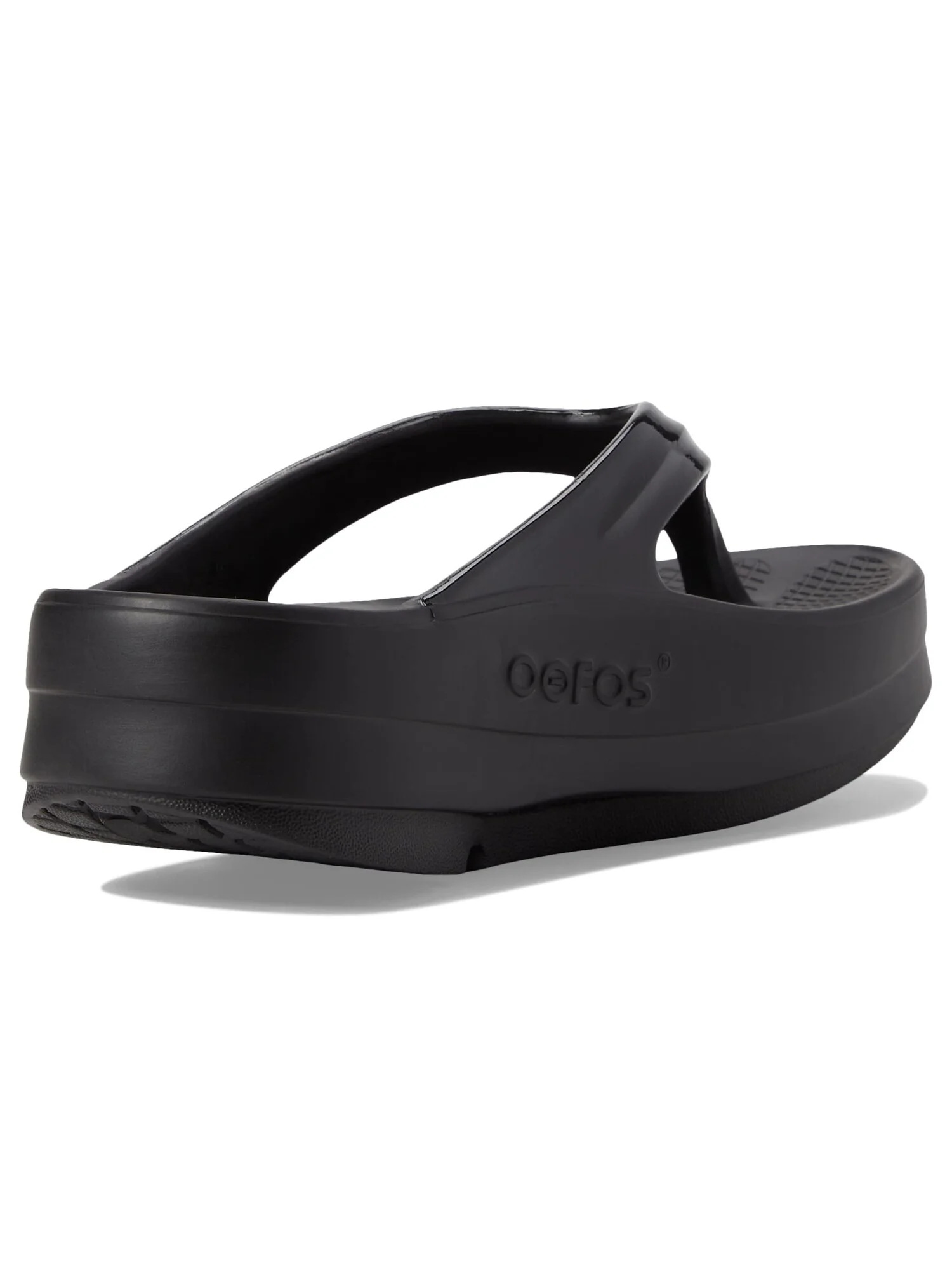 Сандалии OOFOS Oomega Thong — черный