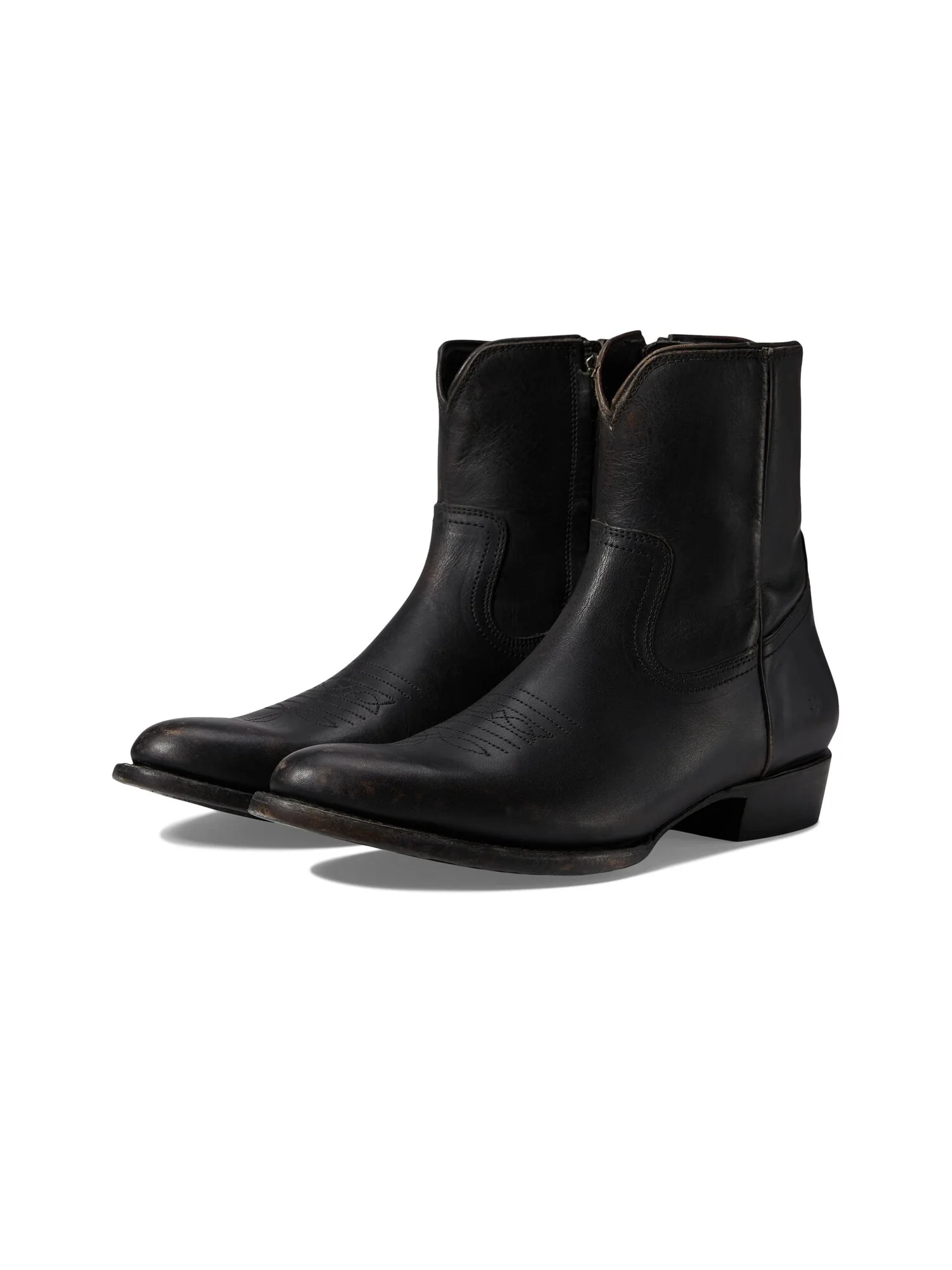 Ботинки Frye Austin Inside Zip — черный