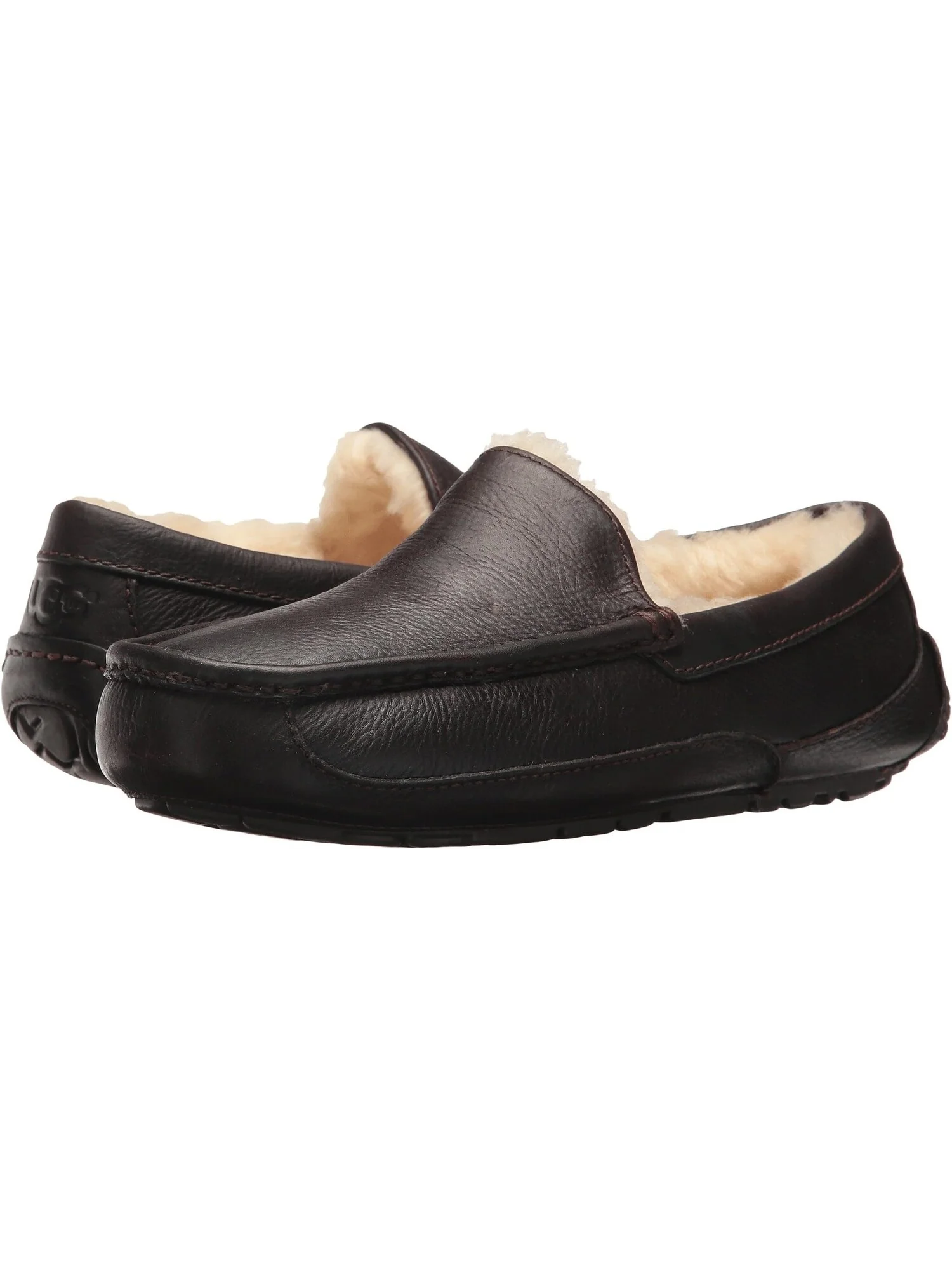 Тапочки UGG Ascot Leather — 1