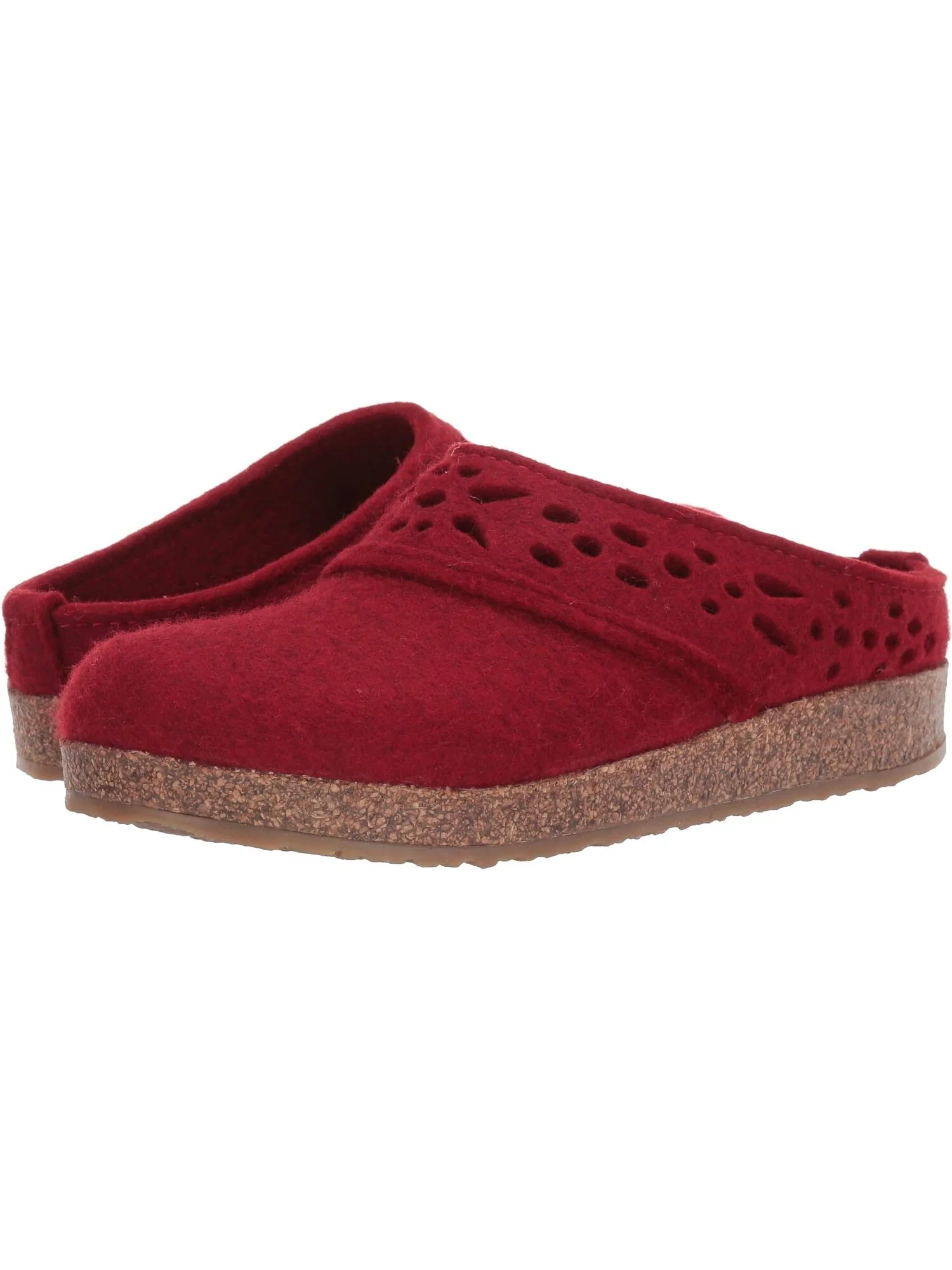 Тапочки Haflinger Lacey — красный