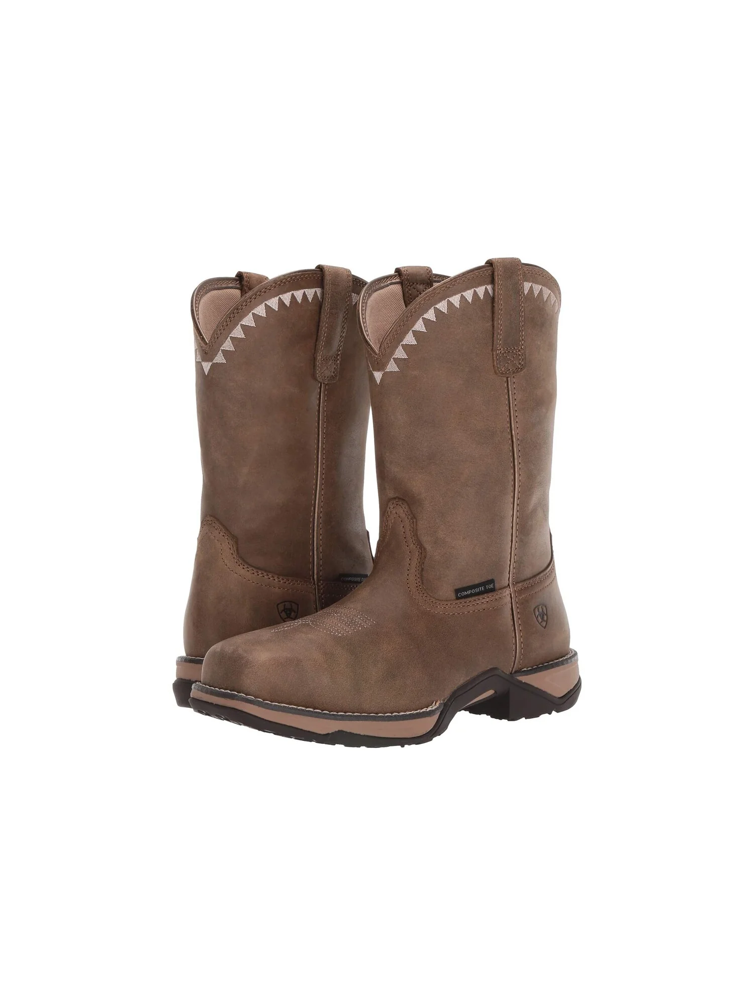 Сапоги женские Ariat Anthem Deco Composite Toe кожаные ковбойские — 2