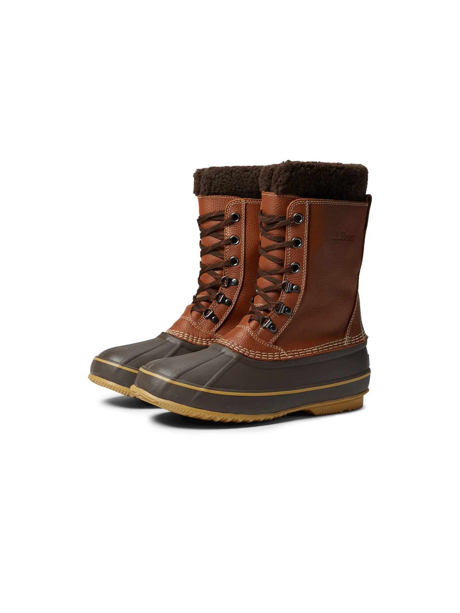 Ботинки L.L.Bean Snow Boot Tumbled Leather Lace — 3