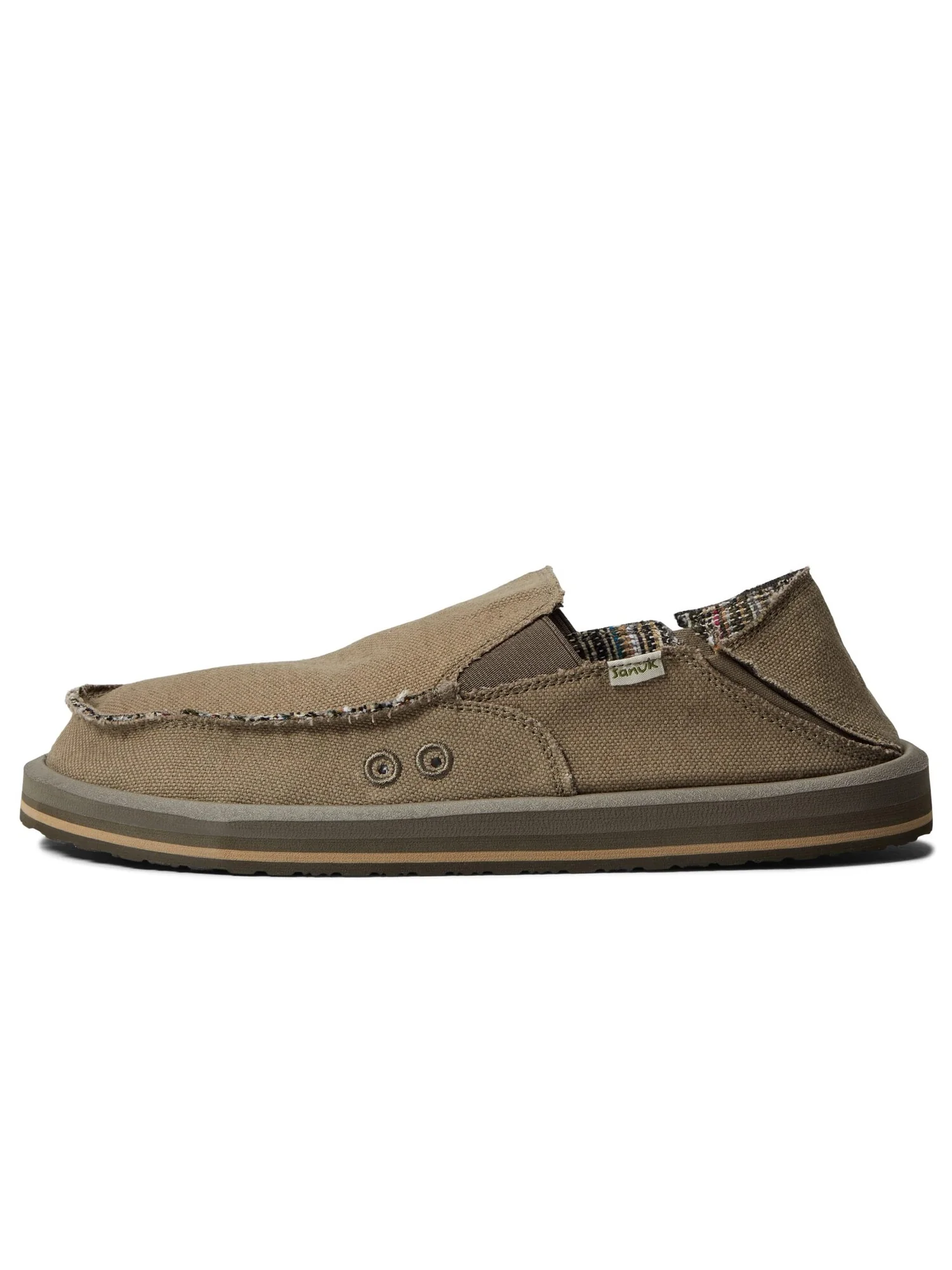 Кроссовки Sanuk Vagabond Sidewalk Surfer ST Hemp — коричневый