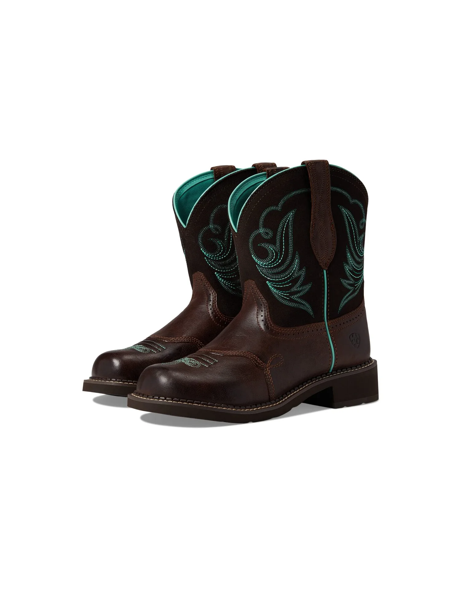 Сапоги женские Ariat Fatbaby Heritage Dapper ковбойские с узором — 3