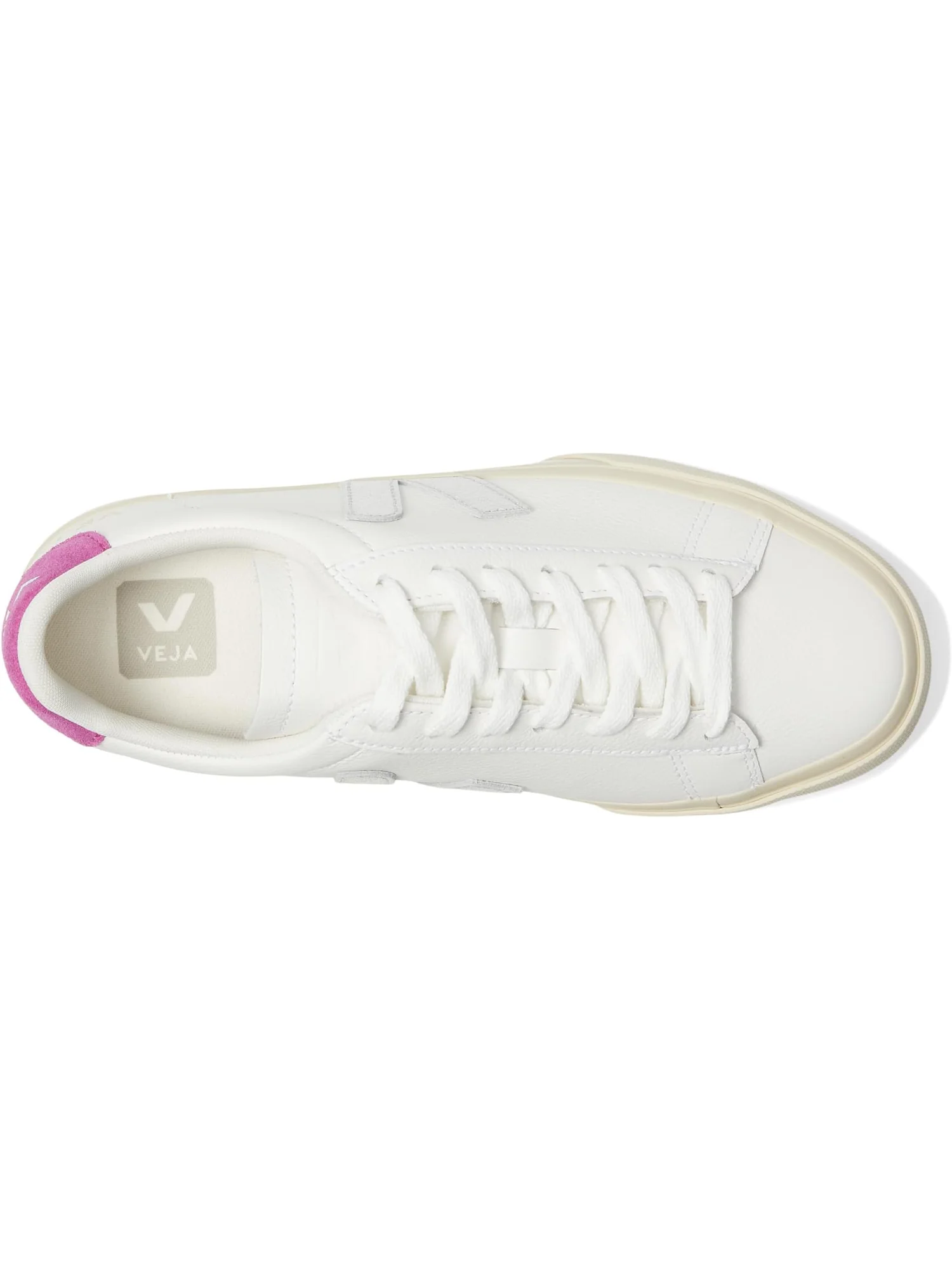Кроссовки VEJA Women's Campo — изображение 2 из 7, белый серебристый