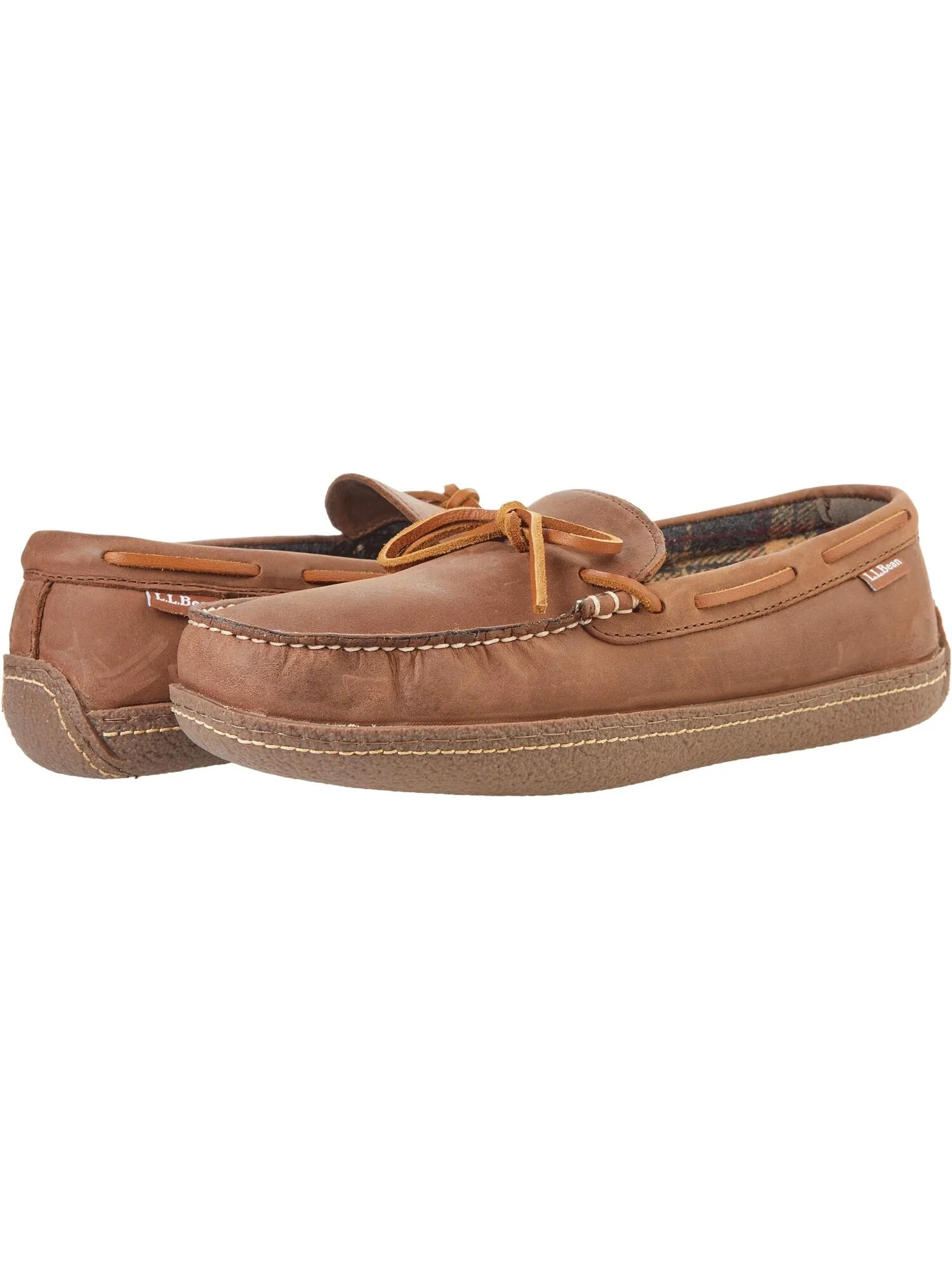 Тапочки L.L.Bean Hand Sewn Slippers Flannel-Lined — 1
