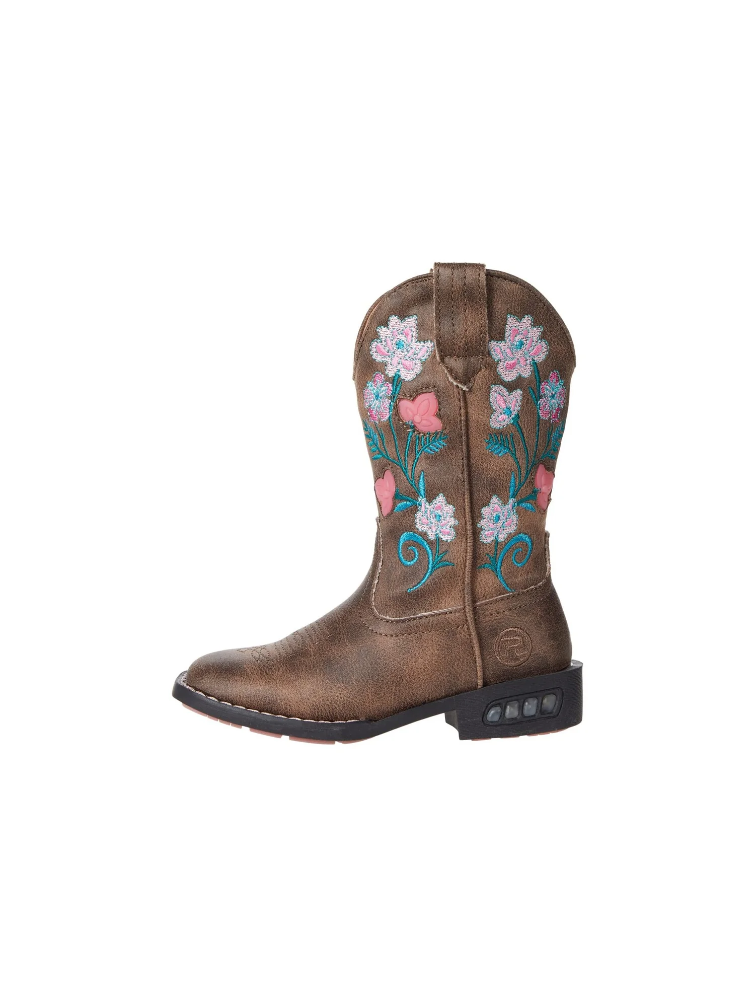 Ботинки Roper Kids Dazzle Floral Lights (Toddler/Little Kid) — 2
