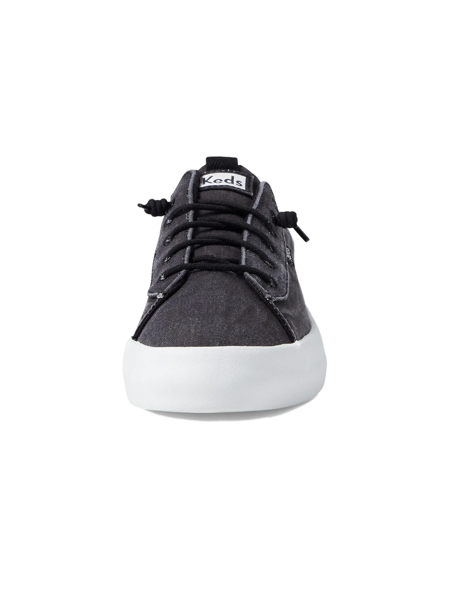 Кроссовки Keds Kickback Canvas Slip On — черный